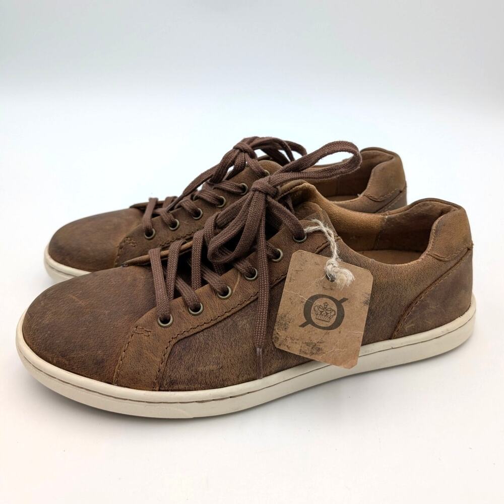 Born Ashram II Lace-Up Sneaker Shoes Men's Rust Natural Size US8M EU41